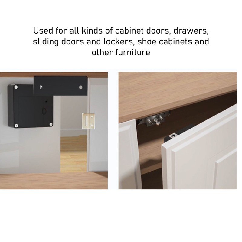 Cabinet Lock Invisible Design Versatile Safe Reliable NFC Locks for