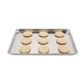Vollrath Wear-Ever Half-Size Sheet Pan, 18-Inch x 13-Inch, Open-Bead, Aluminum, NSF