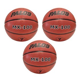 Palos Sports - MX-100 Composite Basketballs, for Kids and Adults, Indoor and Outdoor Use | Size 5, Size 6 and Size 7, Single or Set of 3 (Size 7 (29.5"), 1, Count)