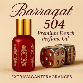 extravagantfragrances Barraqat 504 Unisex Premium French Perfume Oil 1/3 Oz (10ml) Roll-on.