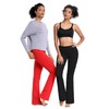 BUBBLELIME 29"/31"/33"/35"/37" 4 Styles Women's High Waist Bootcut Yoga Pants