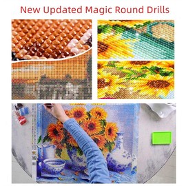 5D Diamond Art Painting by Number Kits for Adults Black Pug Dog and Text Friend Round Diamond Art Full Drill Beads Embroidery DIY Cross Stitch for Wall Decoration(30x40cm)