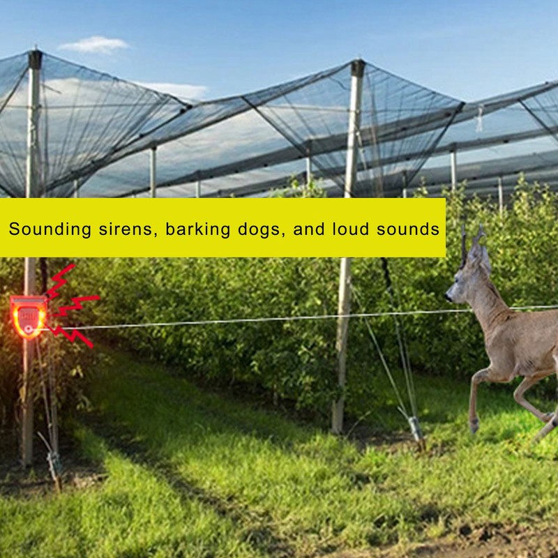 Animal Repellent USB Interface Charging Energy Saving Solar Powered Animal