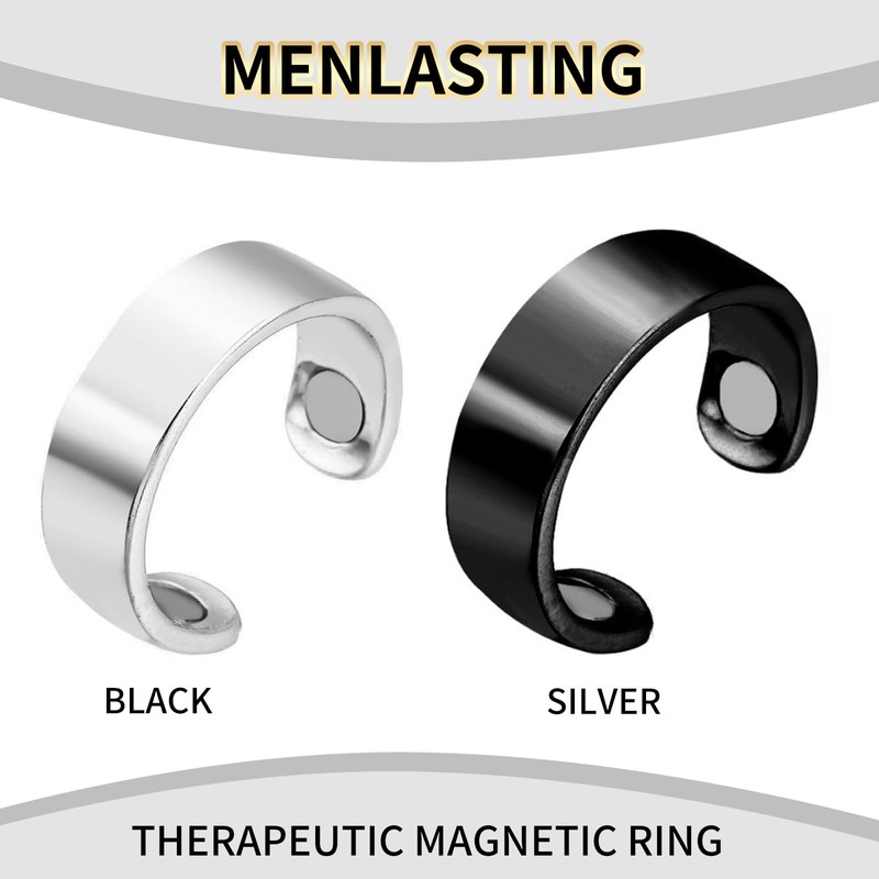 Pack of 4 Unisex Magnetic Rings, Anti-Snoring Ring, Magnetic Ring