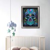 Diamond Painting Kits with Tools, Meecaa Skeleton Skull DIY 5D