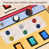 Baby Button Light Up Toy Simulation Early Educational Wooden Sensory