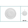 HEXIM Stucco Rosette Polystyrene EPS White, Ceiling Rosette Round and