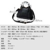 VITAFELICE Round Zipper 2-Way Mini Handbag for Women inb-10160p, Black,