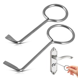 2 Stück Dietrich,BuntbartschlüSsel Universal,Lockpick Profi UniversalschlüSsel,BartschlüSsel TüR Key,Feuerwehr Lockpicking Set,Multipick ZimmertüR,SchlüSseldienst Werkzeug TüRöFfnungswerkzeug Zimmer