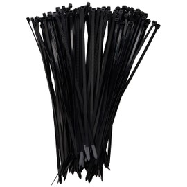 SWA Virgin Nylon 6/Cable Tie Black (Pack 100) 300mm x 4.8mm