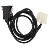 Qiilu Aux Female Audio Switch Cable Stereo Wiring Harness Aux