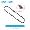 GIONAR 6 Inch Mini Chainsaw Chain Set, 5PCS Replacement Chain