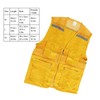 Chaleco de Voluntario Amarillo, Chaleco de Voluntario para Eventos, Ligero,