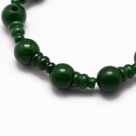 10 Sets Natural Jade Stone Buddha Mala Guru Bead Set 10mm 3 Hole Gemstone Energy Healing Stone Prayer Bead for Mala Bracelet Rosary Necklace Jewelry Making