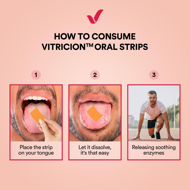 Vitricion Joint Support Oral Strips for Men & Women –