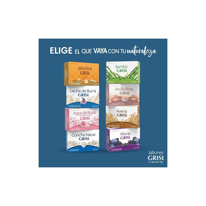 Jabón en Barra Grisi Avena 125g