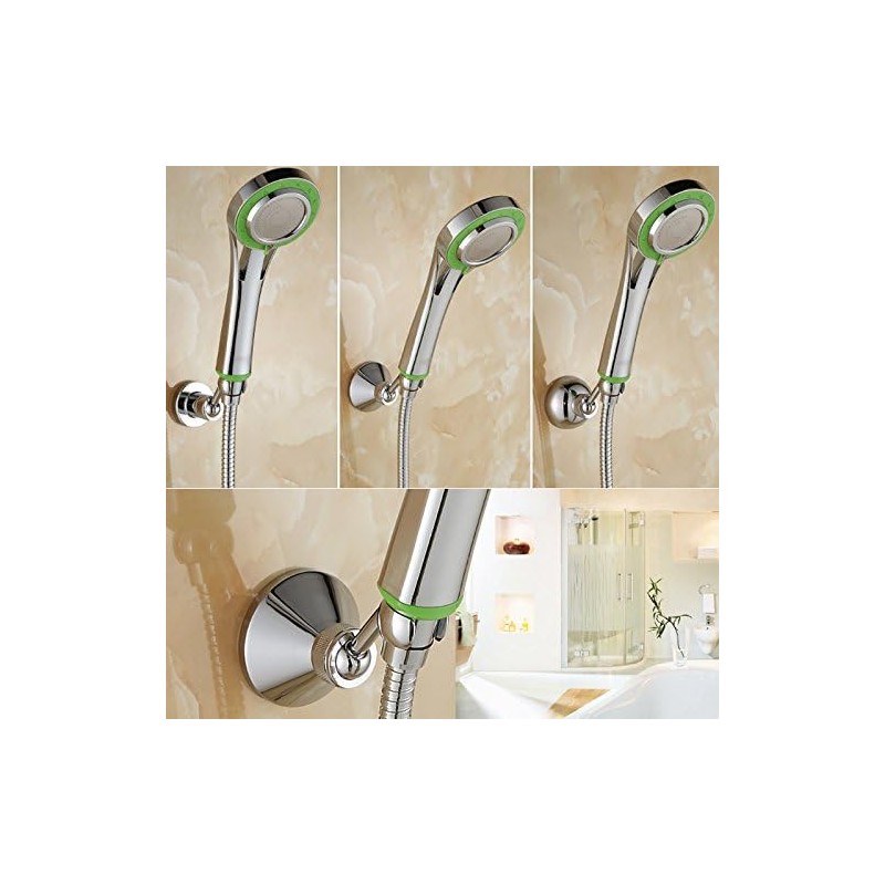 Universal Bathroom Adjustable Shower Head Wall Mount Holder Base Removable