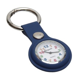 GoodsLand GD-KIDSCLOCK Pocket Watch, Nurse Watch, Kids, Keychain, Inverted Watch, Boys and Girls, blue