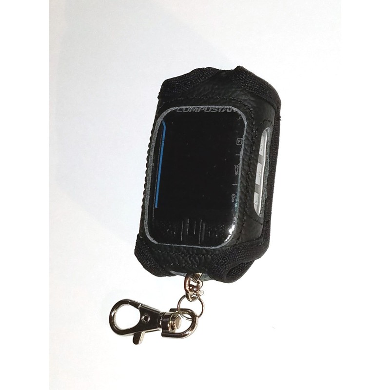 Alarm-Mate Black Leather Cover for Compustar 2WSSR-T11 and 2WT11R-SS Remote