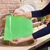 Zodazoqa 6Pcs Breathable Refrigerator Liners, Washable Reusable, Green