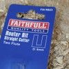 Faithfull FAIRB23 Router Bit TC Two Flute 1/4in 6mm