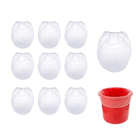 10pcs fKiZanthene Paint Strainer, 1-Gallon Paint Strainer Bags with Elastic Top, Fine Mesh Strainers for Emulsion, Gardening & Hydroponics, Reusable Paint Filter for Smooth Coatings