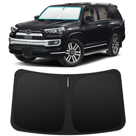INSAUTO Foldable Windshield Sun Shade for Toyota 4Runner 2010-2025, Heat & UV Protection Car Sunshade with Storage Bag, Keep Interior Cool & Easy Installation