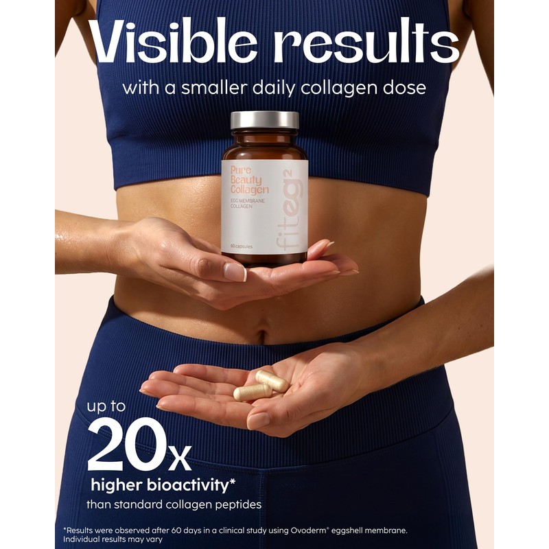 Beauty Collagen from Vegetarian Ovoderm® Egg Membrane, 60 Capsules –