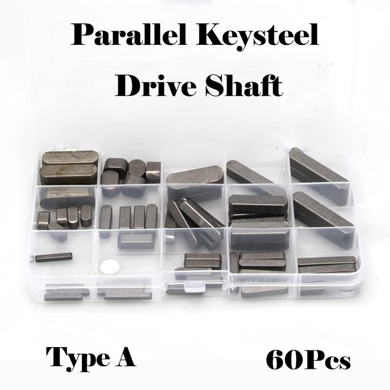 Round End Key Set, Stainless Steel Parallel Drive Shaft Key