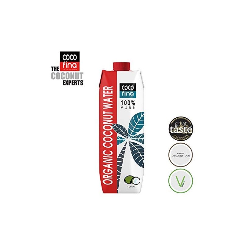 Cocofina Organic Coconut Water 1ltr (10 pack)