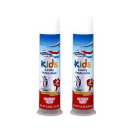Aquafresh Kids Bubble Mint Pump (Pack of 2)