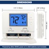 ELECTECK Non-Programmable Digital Thermostat for Home, up to 1 Heat/1