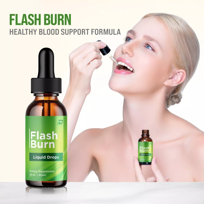 Flash Burn (2 Pack) Flash Burn Drops Healthy Formula -