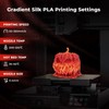 AMOLEN 3D Printing Filament 1.75mm PLA Filament Silk Shiny Red
