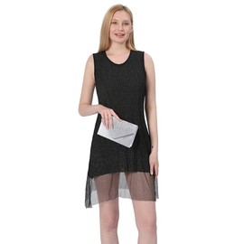 wocharm Womens Ladies Satin Diamante Clutch Bag Envelope Handbag Evening Bridal Bag Wedding Fashion Prom Vintage Shoulder Bags(White)