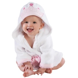 Dara Baby | Toalla de Baño para Bebé o Niño | Bata Baño de Figuras Divertidas | Capucha para la Cabeza | Secado Rápido y Ligero| Tela Extra Suave| Regalo para Bebé, Baby Shower, Cumpleaños (Princesa)