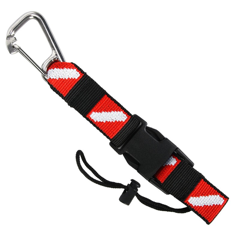 BCD Universal Scuba Diving Gear Keeper Holder with Lanyard Safety