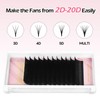 Arison Lashes Easy Fan Lashes, 0.05 D Curl, 10 mm