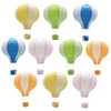 Linternas de papel colgantes de globo de aire caliente, reutilizables,