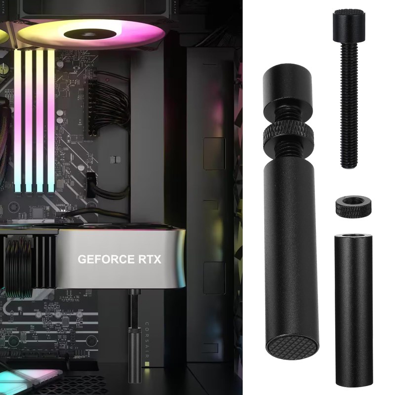 Yuanchu Graphics Card Holder, GPU Holder, Aluminium Alloy Holder with