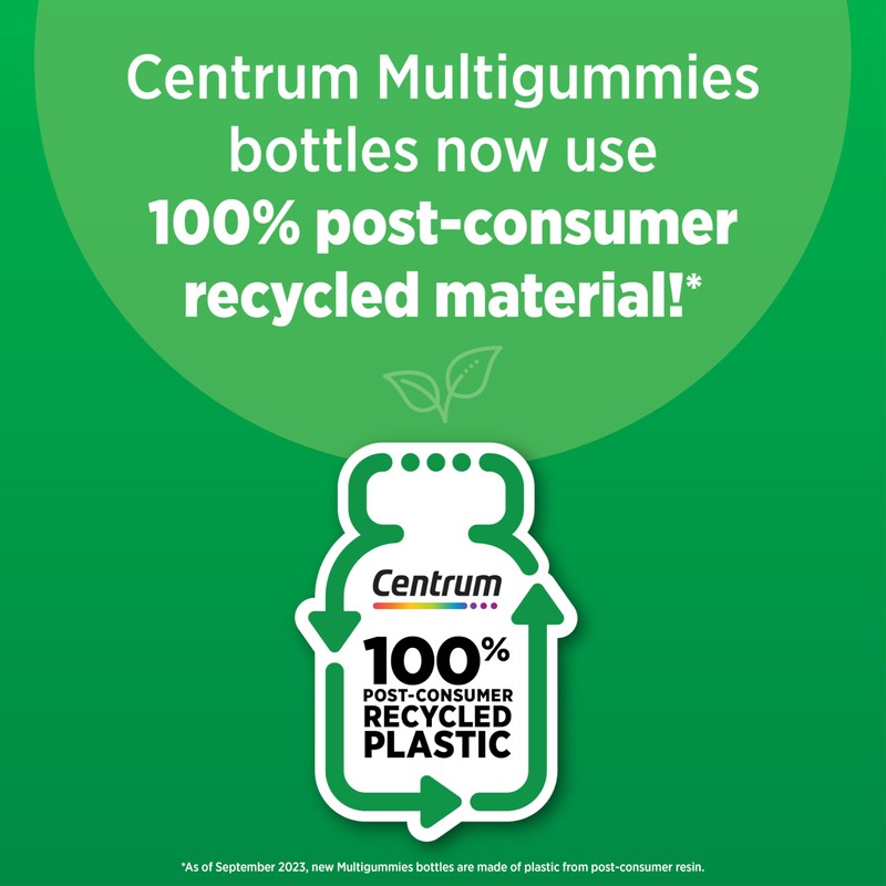 Centrum MultiGummies Multi+ Omega 3 Dual Action, Adult Multivitamin, Multivitamin/Multimineral/Omega