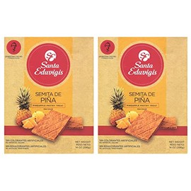 SANTA EDUVIGIS Pan Dulce Semita Salvadoreña (Semita de Piña, 2 Pack)
