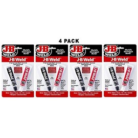 J-B Weld 8265S Original Steel Reinforced Epoxy Twin Pack - 2 oz (Pack of 4)