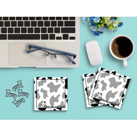 Butler in the Home Sticky Notes 12 Pack 3"x3" 50 Sheet Count Per Pad, Seize The Moo-Ment Cow, Cute Funny Memo Note Pads Stationery Journal Planner Paper