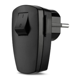 REV Ritter 0512102555 Plug with Switch (Black)