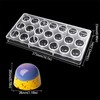 Grainrain polycarbonate chocolate mold polycarbonate chocolate bar mould Bullet Clear
