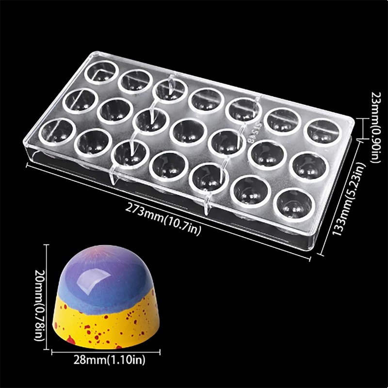 Grainrain polycarbonate chocolate mold polycarbonate chocolate bar mould Bullet Clear