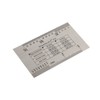 Guitar String Gauge, Stainless Steel Guitar String Action Ruler Double