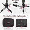 Tonalee Projector Mount Wall or Ceiling Projection Mount Bracket with