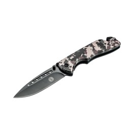 SE Drop Point Desert Digital Camo Folding Knife with Seatbelt Cutter and Window Breaker - KC-F9052DCMC